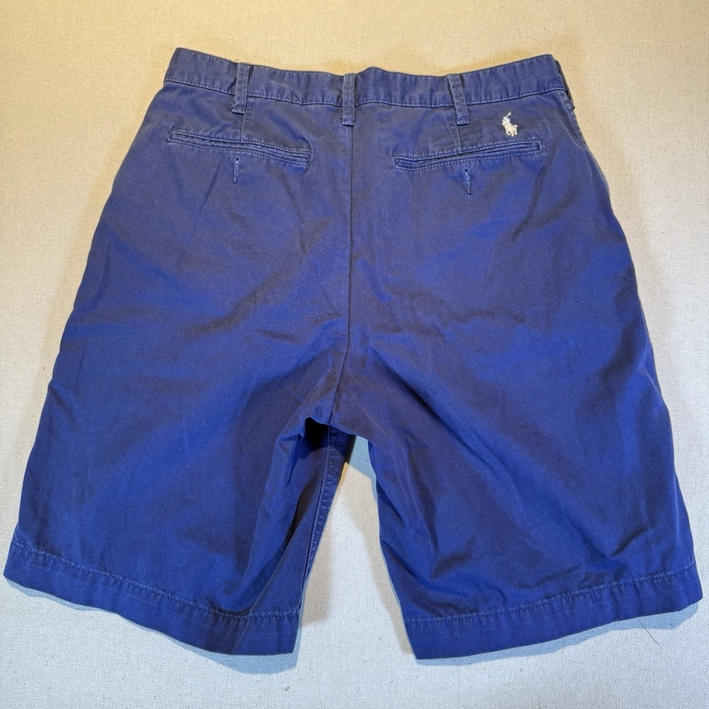 Polo Ralph Lauren Men's Shorts Size 31 Blue 100% Cotton Chino Style Classic - Picture 4 of 8